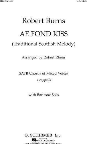 Ae Fond Kiss W/Bar Solo