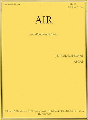 Air for Woodwind Choir