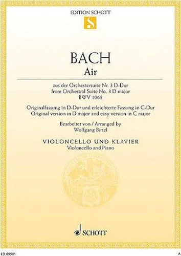 Air from Orchestral Suite No. 3 in D Major BWV 1068