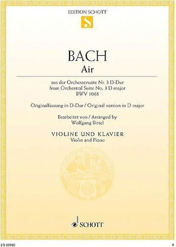 Air from Orchestral Suite No. 3 in D Major BWV 1068