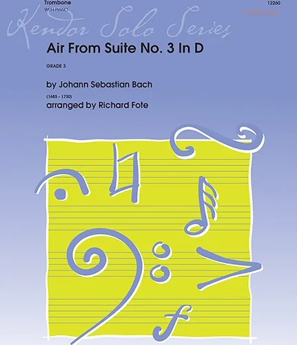 Air From Suite No. 3 In D