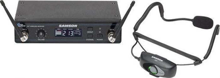 AirLine 99 Wireless Fitness Headset System with Qe Fitness Mic (AH9-Qe/CR99) - K Band