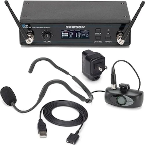 AirLine ATX Series - AHX Headset System - Micro Transmitter UHF Wireless System with CR99 Receiver & DE10 Earset - D Band