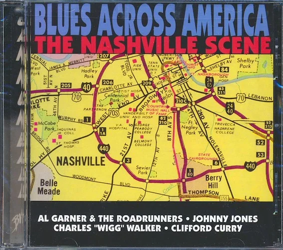 Al Garner & The Roadrunners, Johnny Jones, Charles Walker, Clifford Curry, Etc. - Blues Across America: The Nashville Scene (marked/ltd stock)