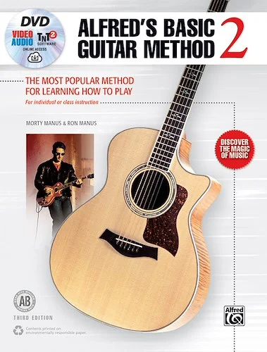 Alfred's Basic Guitar Method 2 (Third Edition): The Most Popular Method for Learning How to Play
