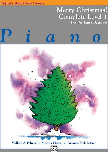 Alfred's Basic Piano Library: Merry Christmas! Complete Book 1 (1A/1B): For the Later Beginner