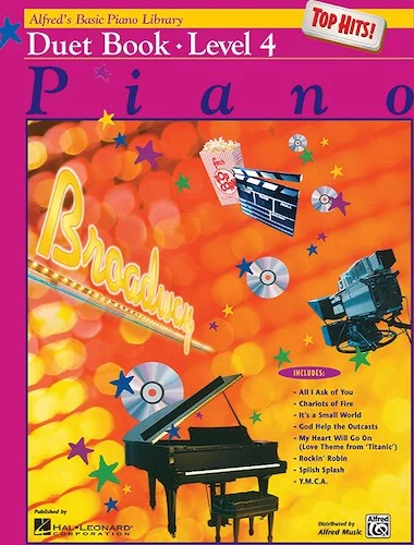 Alfred's Basic Piano Library: Top Hits! Duet Book 4