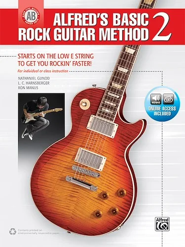 Alfred's Basic Rock Guitar Method 2: The Most Popular Series for Learning How to Play