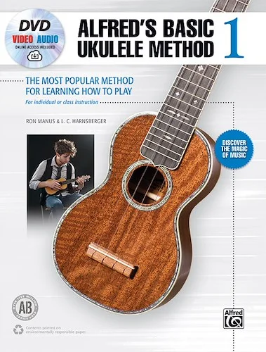 Alfred's Basic Ukulele Method 1: The Most Popular Method for Learning How to Play