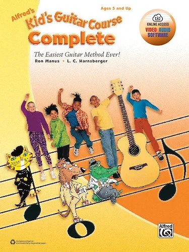 Alfred's Kid's Guitar Course Complete: The Easiest Guitar Method Ever!