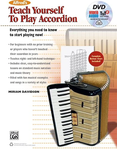 Alfred's Teach Yourself to Play Accordion: Everything You Need to Know to Start Playing Now!
