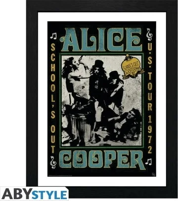 Alice Cooper - School's Out Tour Framed Print