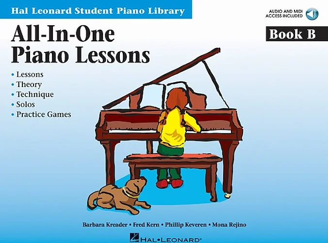 All-In-One Piano Lessons Book B