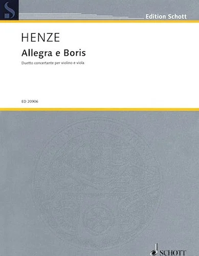 Allegra e Boris - Duetto concertante for Violin and Viola