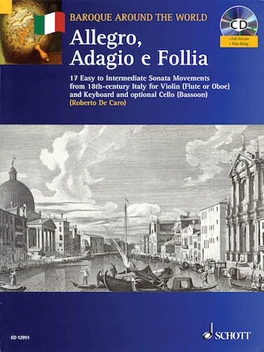 Allegro, Adagio E Follia - For Violin and Keyboard, with optional Cello