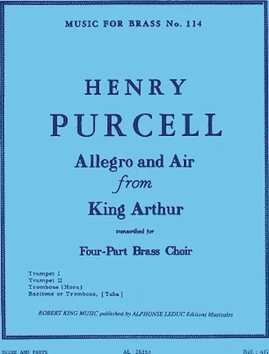 Allegro & Air From 'king Arthur' (quintet-brass)