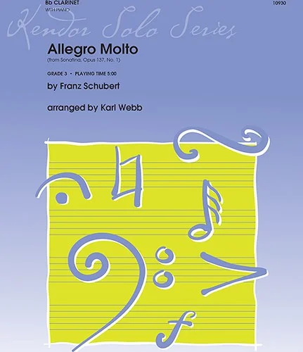 Allegro Molto (from Sonatina, Opus 137, No. 1) - (from Sonatina, Opus 137, No. 1)