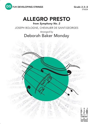 Allegro Presto<br>from Symphony No. 2