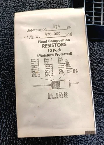 Allen-Bradley 120 Ohms 1/2W NOS Carbon Composition Resistor Pack Of 10<br>