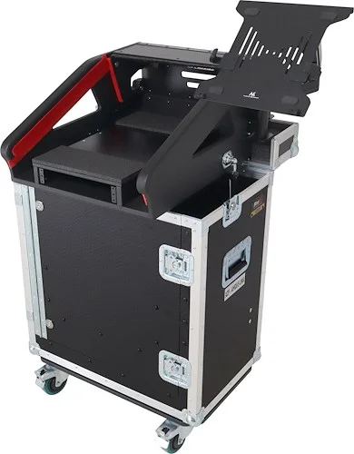 Allen and Heath QU-5 Flip-Ready Hydraulic Console Easy Retracting Lifting Case W/Standard Laptop Arm  by ZCASE