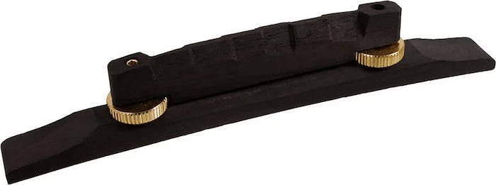 Allparts Compensated Bridge and Base Archtop<br>Gold, Ebony