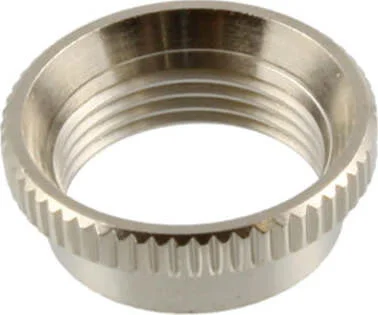 Allparts Deep Round Nut for Toggle Switches<br>Nickel, Single Item