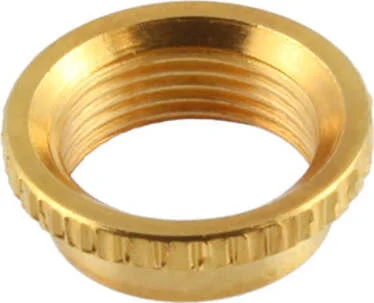 Allparts Deep Round Nut for Toggle Switches<br>Gold, Single Item