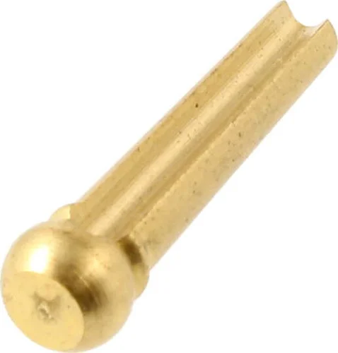Allparts Metal Bridge Pins<br>Brass
