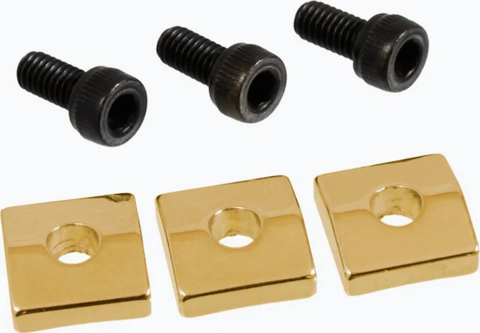 Allparts Nut Blocks for Floyd Rose® Locking Nuts<br>Gold