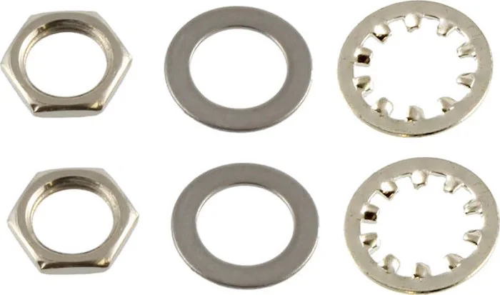 Allparts Nuts and Washers for US Potentiometers and Jacks<br>No finish