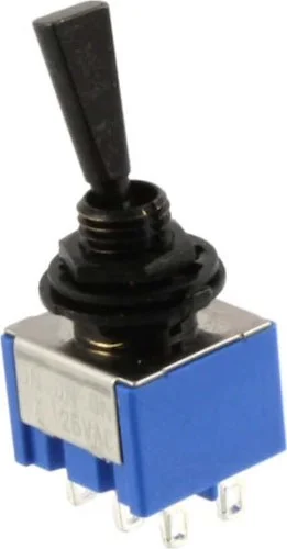 Allparts On-On Mini Switch<br>Black, Single Item