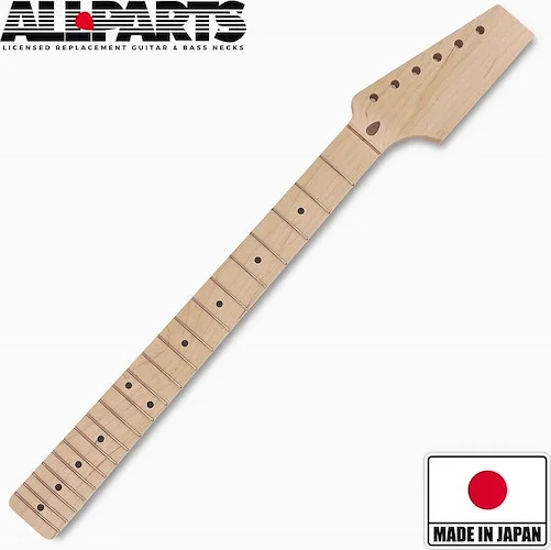 Allparts PHM-T1 "Half Paddle" 6 In-Line Replacement Neck<br>Chunky C, 9.5 in. radius