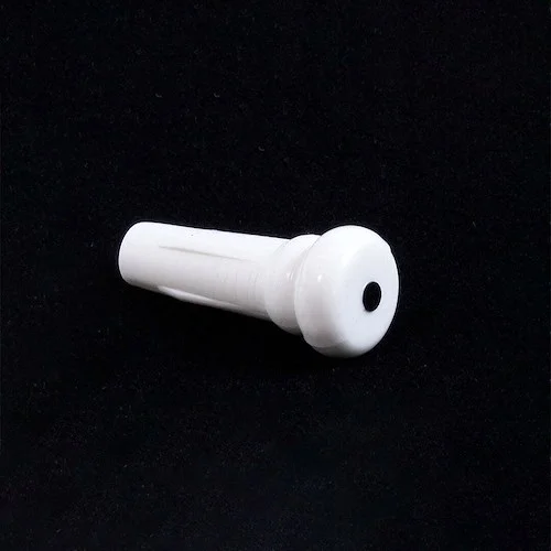 Allparts Plastic End Pins for Acoustic<br>White with black dot