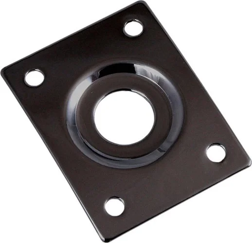 Allparts Rectangular Jackplate<br>Black