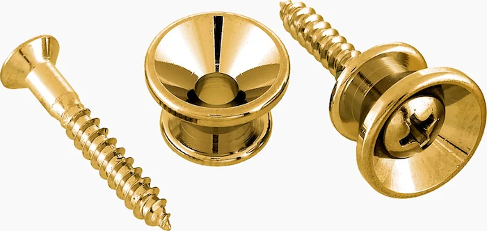 Allparts Standard Strap Buttons<br>Gold, Pack of 30