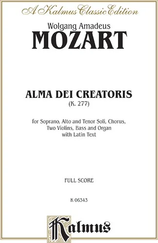 Alma Dei Creatoris, K. 277
