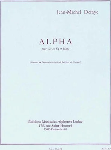 Alpha (horn And Piano)