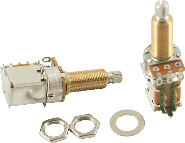 Alpha Potentiometer With Push-Pull DPDT Switch - 500 kohm - Long Bushing (100)