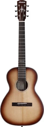 Alvarez Jazz & Blues Delta DeLite, Mini Blues Travel/Student Guitar Acoustic w/Gig Bag