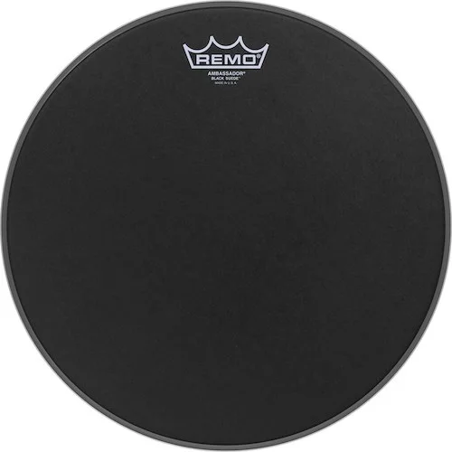 Ambassador® Black Suede™ Drumhead, 13"