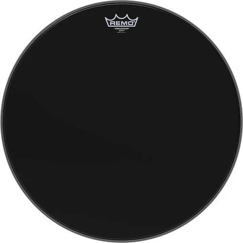 Ambassador® Ebony® Drumhead, 18"