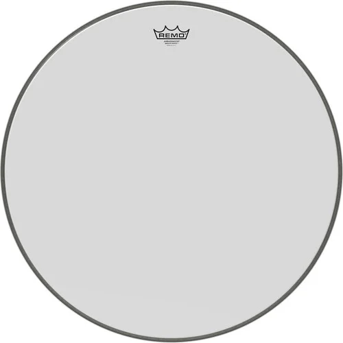 Ambassador® Smooth White™ Bass Drumhead, 24"