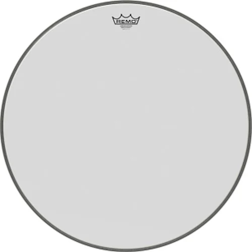 Ambassador Smooth White Series Drumhead - for Bass Drum