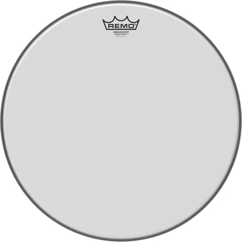 Ambassador Smooth White Series Drumhead: Snare/Tom 16 inch. Diameter Model