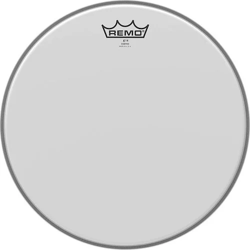 Ambassador X 14 Coated Drumhead: 13 inch.