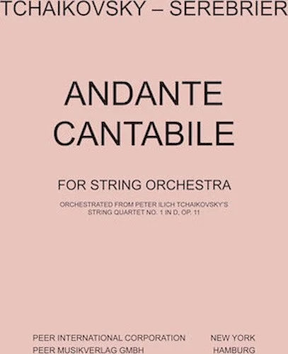 Andante Cantabile - String Orchestra
Score