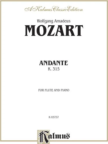 Andante for Flute, K. 315 (C Major) (Orch.)