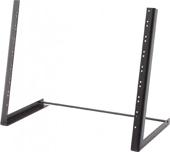 Angled 19"/ 8U rack desktop stand, for audio equipment