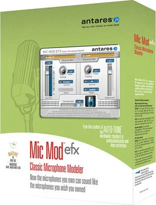 Antares Mic Mod EFX Download Edition<br>Classic Microphone Modeler (Download)