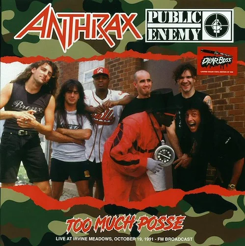 Anthrax, Public Enemy - Too Much Posse: Live At Irvine Meadows, October 19, 1991 (ltd. 300 copies made) (colored vinyl)